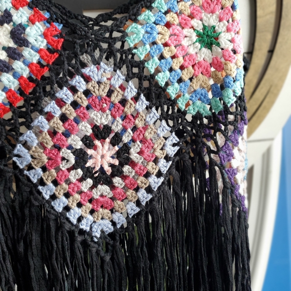 Crochet Colorblock Cami Tops - Picture 5 of 5